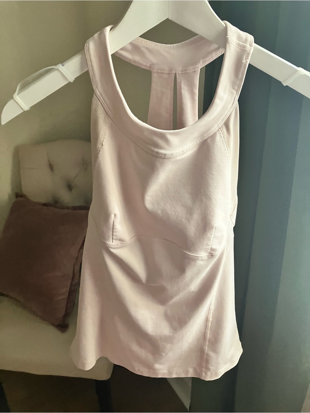LULULEMON light pink tank Size 4